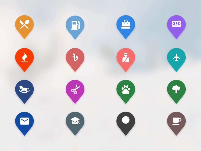 Google maps icons png